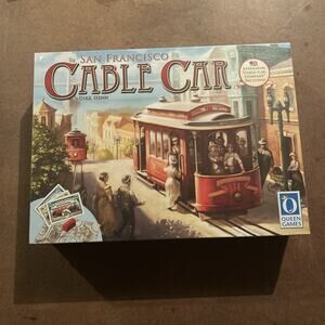 Queen Games San Francisco Cable Car Board Game. New. Sealed